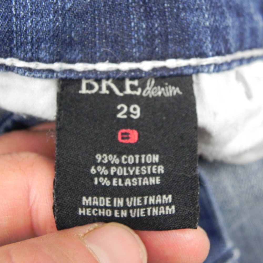 BKE Buckle Jeans Womens 29 Sabrina Cropped 5-Pocket Stretch Flex Denim Blue - Picture 5 of 11